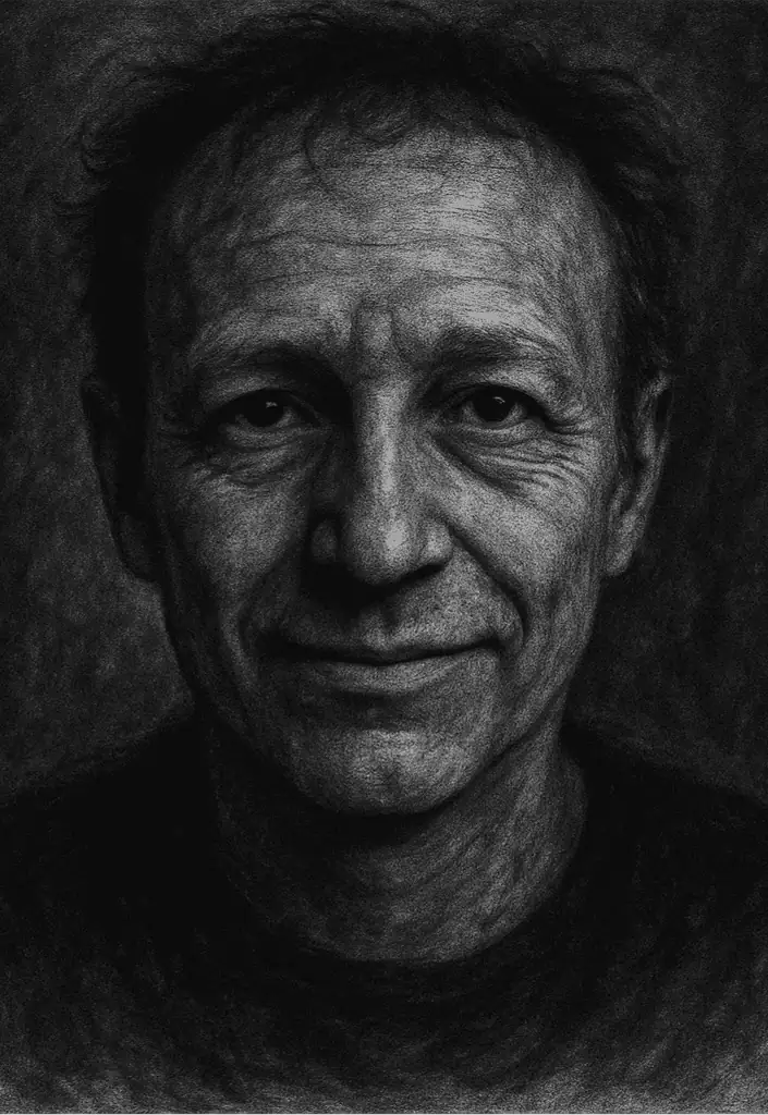 Portrait of British poet Darren Anthony